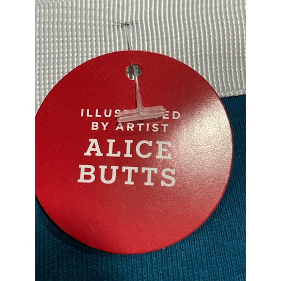 NWT Wonderland Black Joy Pajamas Set Womens 4X Blue Christmas Holiday Matching - Picture 7 of 7